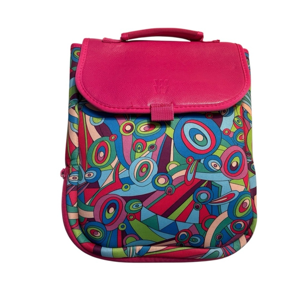 Weight Watchers Lunch Bag/Tablet Case Pink Art Deco Geometric Retro